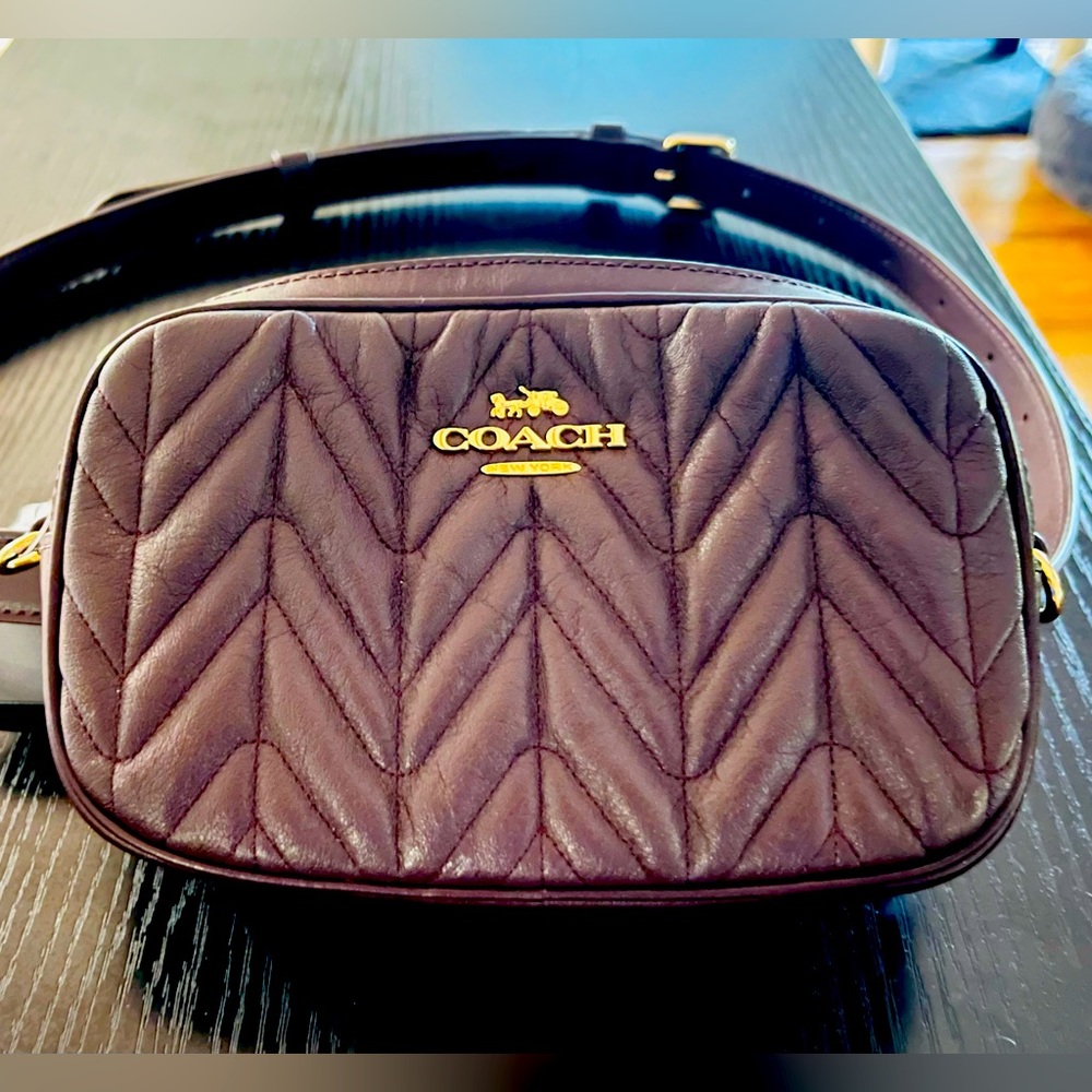 Authentic Coach Hip Fanny Pack Brown
